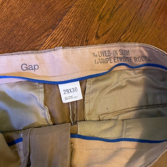 Tan Lived-in Slim Chino - Picture 2 of 3